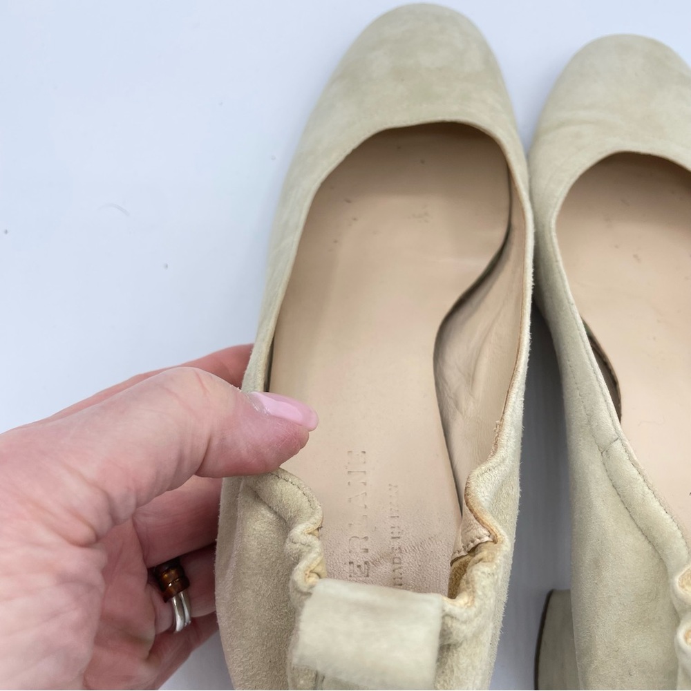 Everlane The Italian Suede Day Heel 9 Bone - Picture 13 of 16